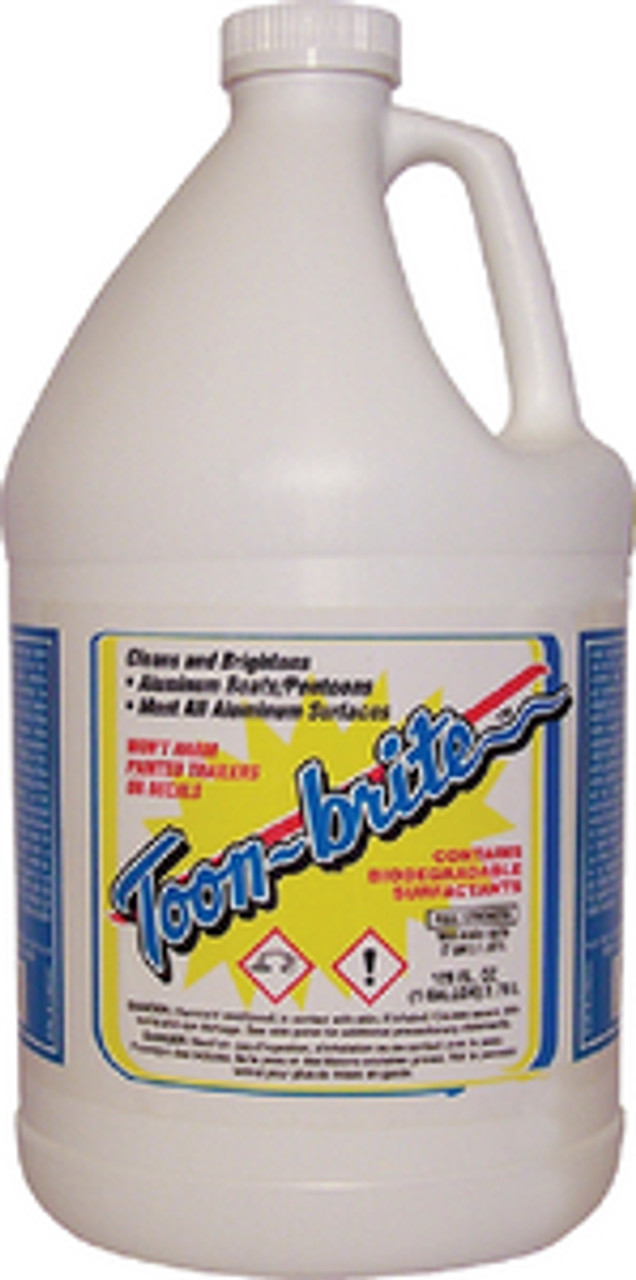 Toon-Briteâ„¢ - PONTOON & ALUMINUM BOAT CLEANER - Size: Gallon