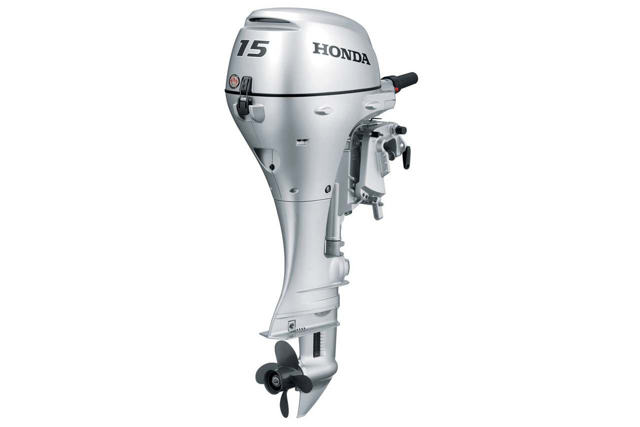 Honda Marine 15 HP Outboard Motor - Manual Start - 15 Inch Transom - BF15D3SH