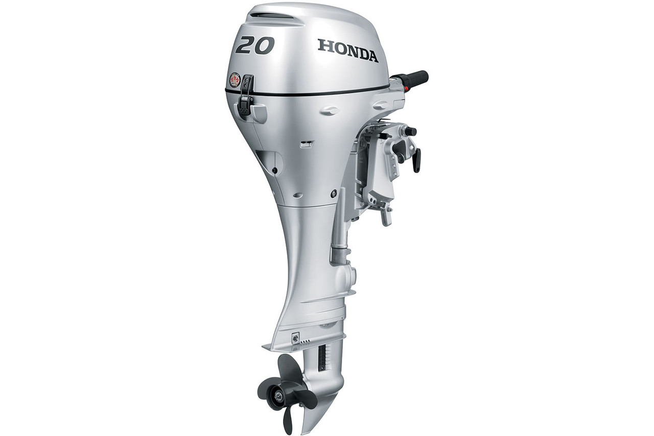 Honda Marine 20 HP Outboard Motor - Manual Start - 15 Inch Transom - BF20D3SH