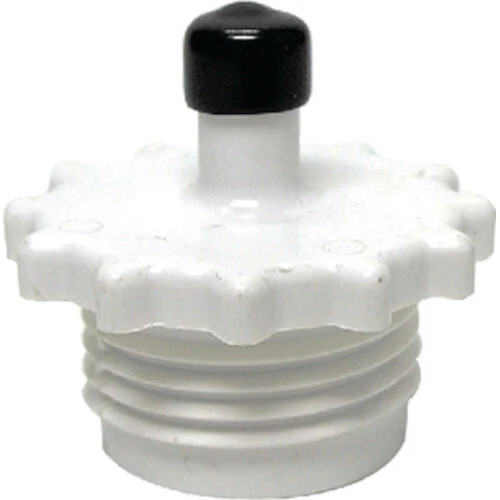 Valterra White Plastic Blow Out Plug for Boats, Campers and RVs - P23500VP