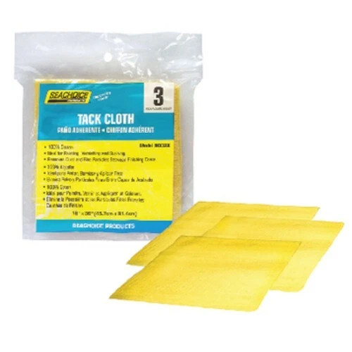 Seachoice 18 Inch x 36 Inch Multi-Purpose Tack Cloth - 3 Cloths
