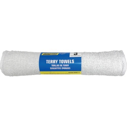Seachoice Soft Absorbent Terry Towels for Drying and Cleaning - Pack of 3