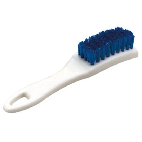 Captain's Choice Mini 7 Inch Scrub Brush w/Firm Propylene Bristles, Blue