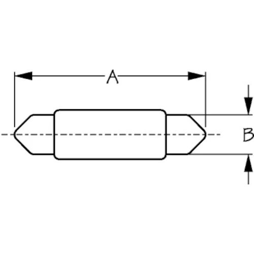 Sea-Dog Line #212-1 Replacement Incadnescent Festoon Bulbs - Pack of 2