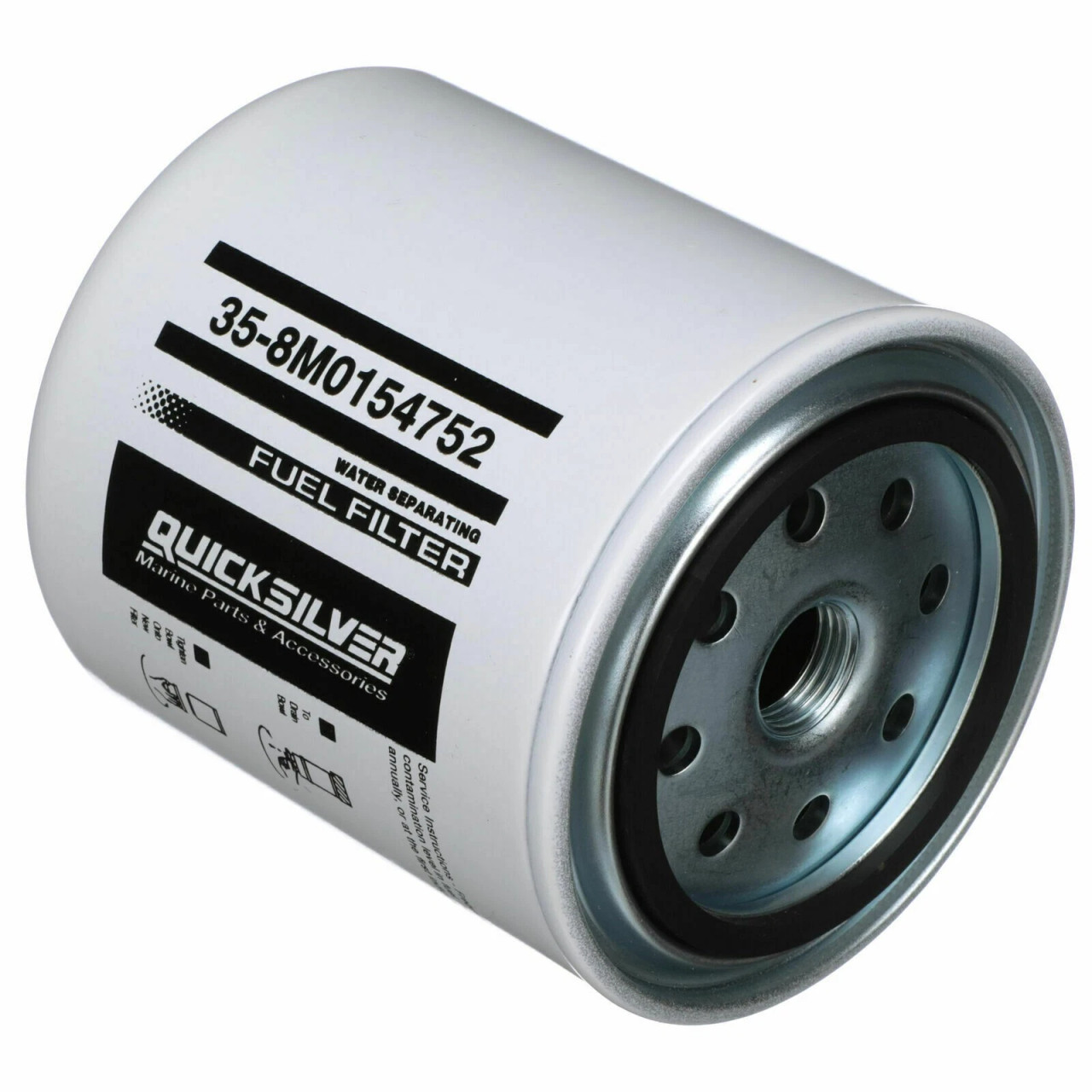 Quicksilver 8M0154752 Universal Head Fit Water Separating Fuel Filter