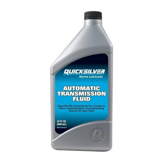 Quicksilver Automatic Transmsission Fluid for Inboards and Outboards, Quart