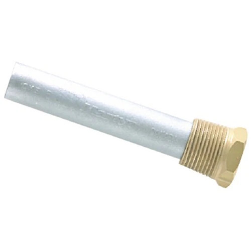 Martyr 1/2" NPT Thread Zinc Engine Pencil Anode with Brass Plug