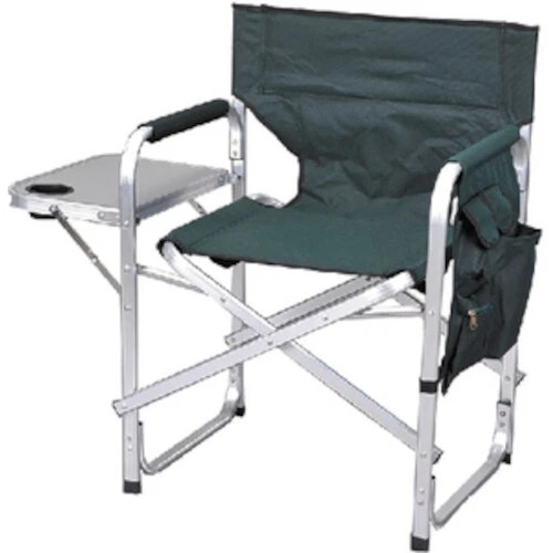 Ming's Mark Stylish Full-Back Camping Folding Director's Chair - Green