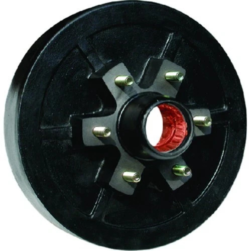 Dexter 12 Inch Painted 6 Stud Drum Hub Kit w/Bearings, Seal and Pre Greased