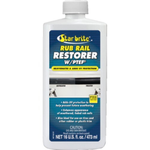 Star brite Rub Rail Restorer with PTEF - Restores Faded and Oxidized Rub Rails