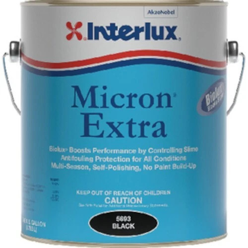 Interlux Micron Extra SPC Antifouling Bottom Paint, Black - Gallon