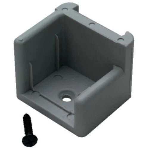 T-H Marine Anti-Rattle Pontoon Door Stop for Left Hand Hinge - Gray