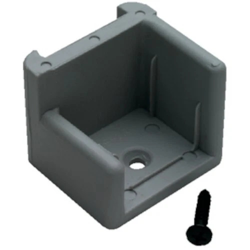 T-H Marine Anti-Rattle Pontoon Door Stop for Right Hand Hinge - Gray