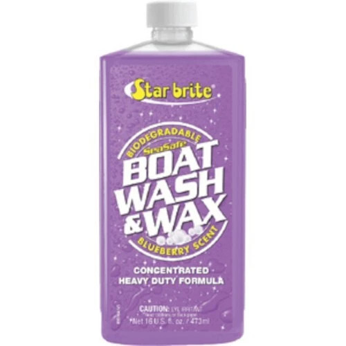 Star Brite Boat Wash & Wax - Cleans, Shines, and Protects - 16 oz.
