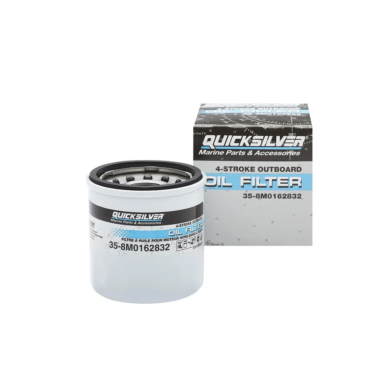 Quicksilver Oil Filter for Mercury Mariner 9.9 and 15hp 4-Stroke Outboards