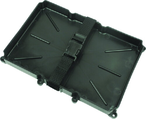 Boat Battery Tray with Hold Down Strap for 24 Series Batteries
