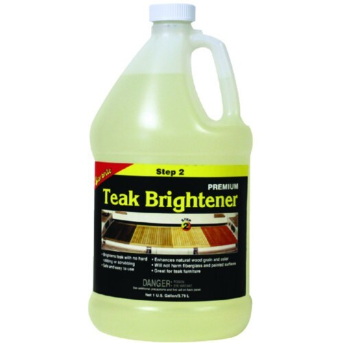Star Brite Premium Teak Cleaner Gal. - Bring Out the Natural Beauty of Your Teak