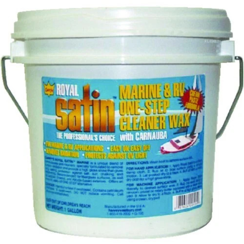 Garry's Royal Satin Marine and RV Cleaner Paste Wax - 1 Gallon