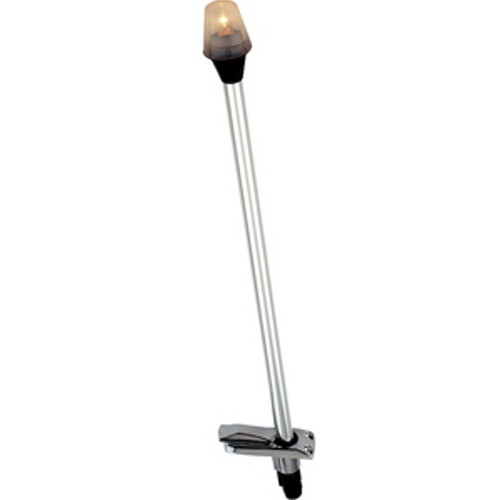 36 Inch Stow-A-Way All Around White Navigation Light and Base for Boats - 2 Mile