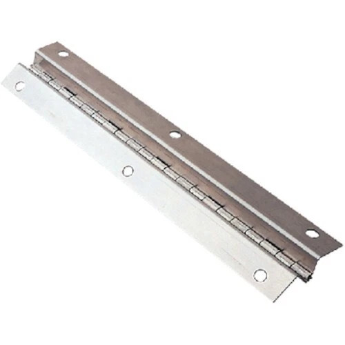 Wise Aluminum Double Offset Paino Hinge for Boat Seats , 3 Inch x 11 Inch