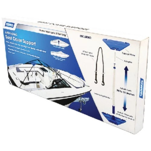 Camco Adjustable Height Boat Cover Support Kit for Most Boats Up to 22 ft