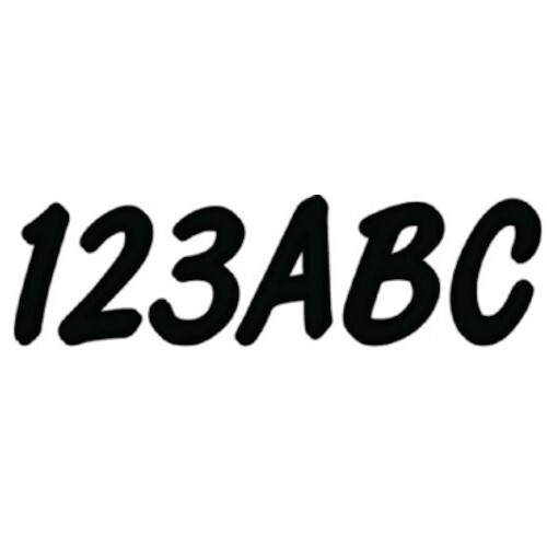 3 Inch Series 400 Registration Kit for Boats and More - Black