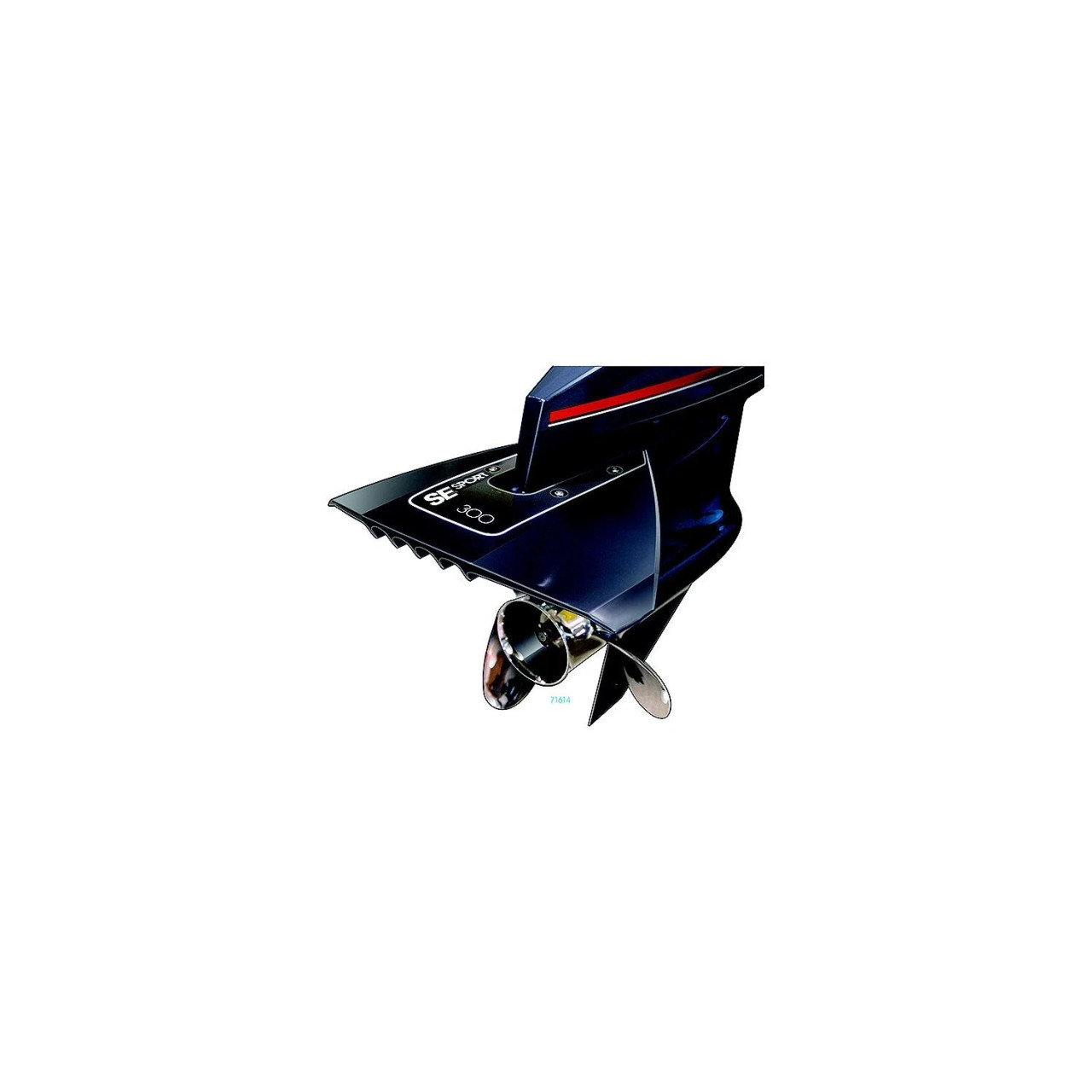 SE Sprort 300 Hydrofoil for Outboards and Stern Drives from 40-350hp, Black