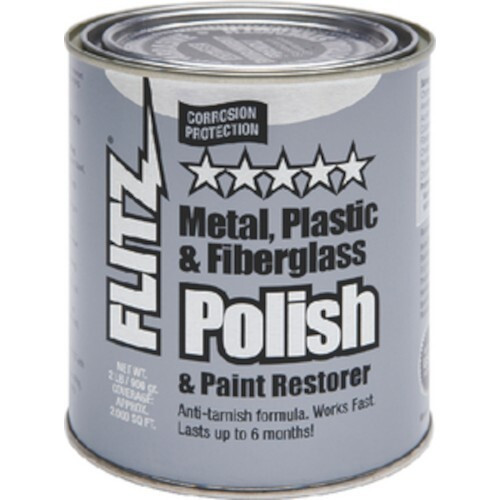 2 lb Can of Flitz Polish Paste for Metals, Fiberglass and More