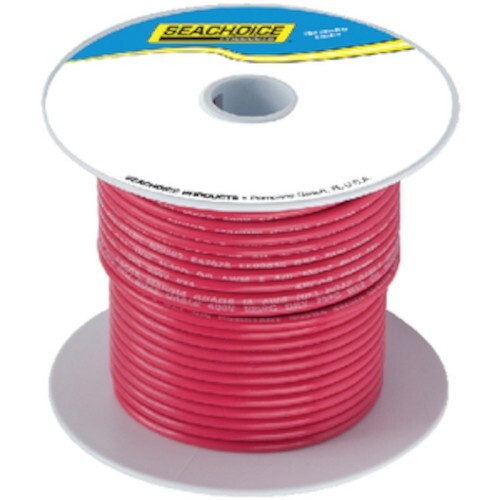 Seachoice 12 Guage Tinned Copper Marine Wire, Red - 250 Foot Roll