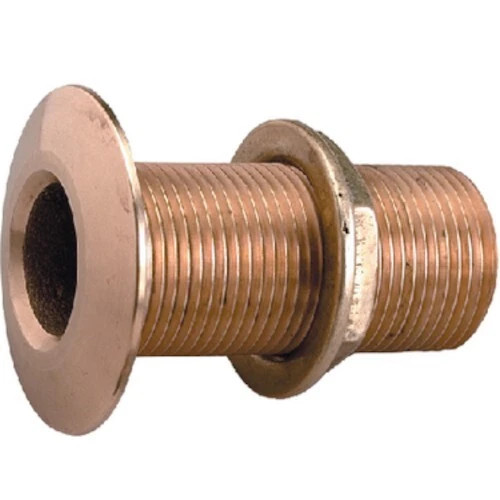 Perko Cast Bronze Straight Threaded Thru Hull Connector, 1-1/4 Inch