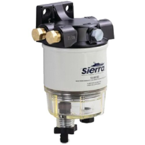 Sierra 2 Micron Water Separating Fuel Filter with Bowl for Diesel Motors