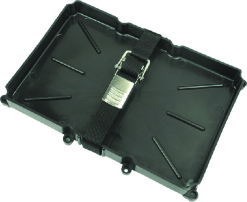 Battery Tray with Hold Down Strap & Stainless Buckle for 24 Series Batteries