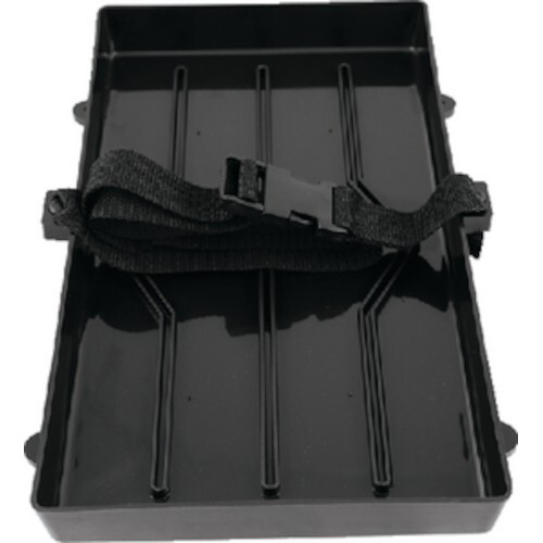 Moeller Battery Tray with Tie-Down Strap for Group 27 Battery