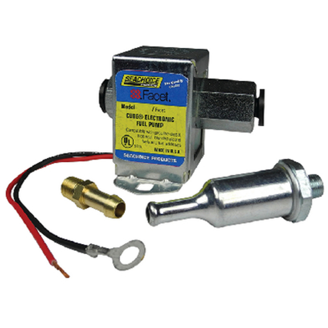 19 GPH Cube Electronic Fuel Pump for Boats - Regulated at 3.5 to 5.0 PSI