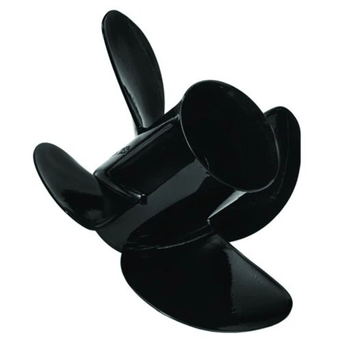 Quicksilver Nemesis 4-Blade Aluminum Prop, 14" Dia. x 17" Pitch - RH