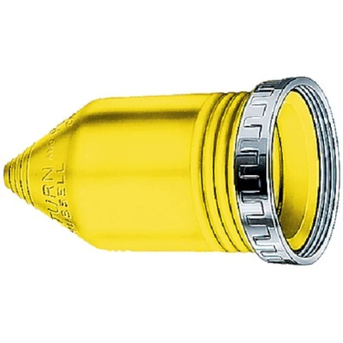 Hubbell Yellow Seal-Tite Cover & Stainless-Steel Sealing Ring for Connector Body