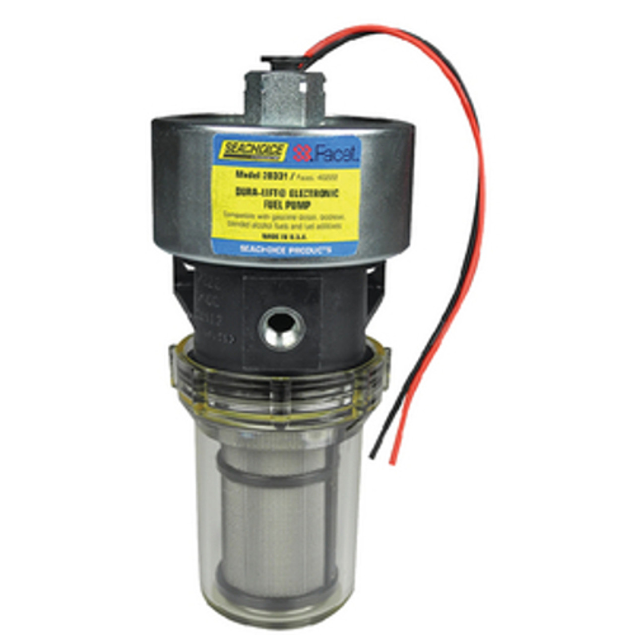 33 GPH Dura-Lift Electronic Fuel Pump for Boats - Regulated at 9.0 to 11.5 PSI