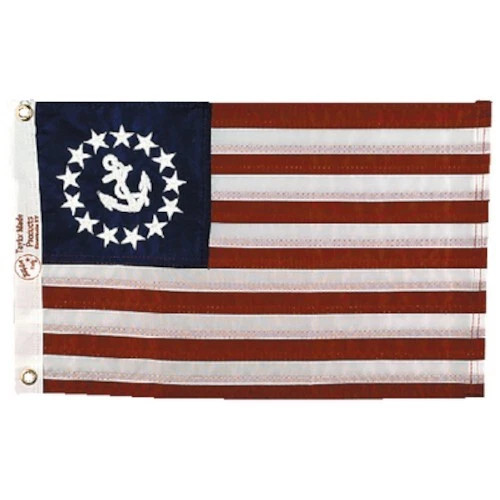 Taylor Made 24 Inch x 36 Inch Marine Grade Deluxe Sewn U.S. Yacht Ensign Flag