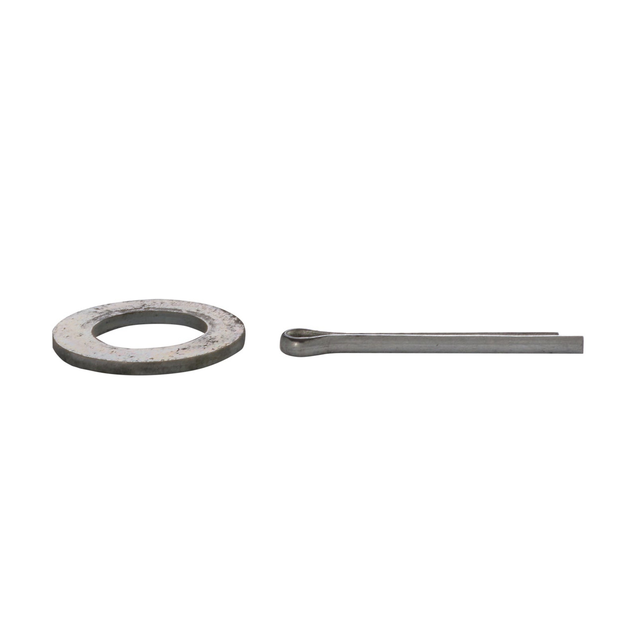1" Trailer Axle SpIndle with Nut, Washer and Cotter Pin