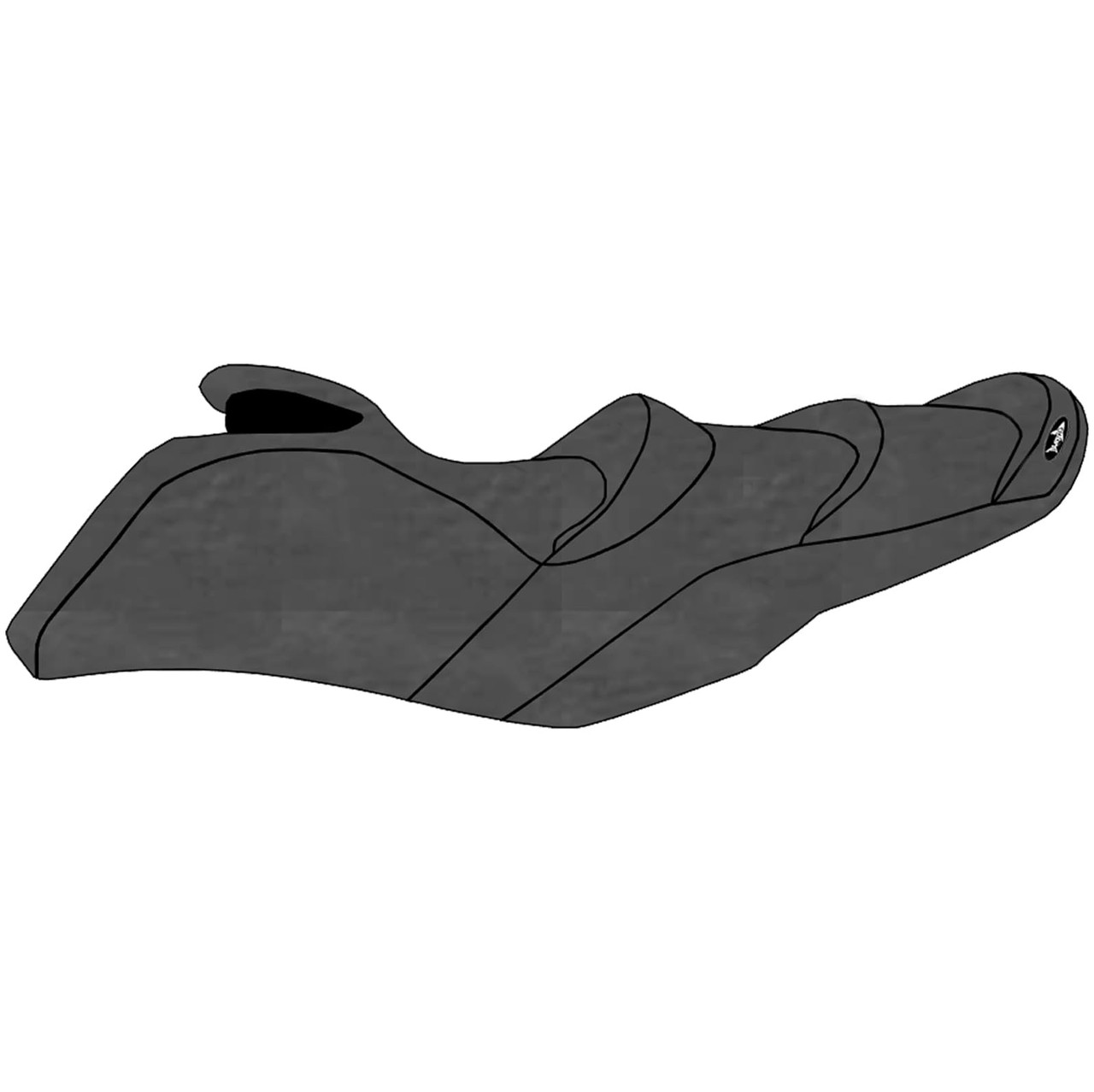 BlackTip Jetsports Seat Cover for Sea-Doo GTX 2016-2017 (Dark Gray)