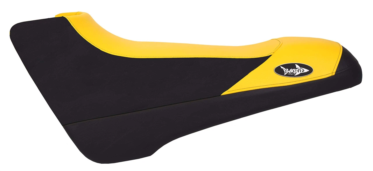 BlackTip Jetsports Seat Cover for Yamaha Wave Blaster II 760 1996-1997 (Black/Yellow)