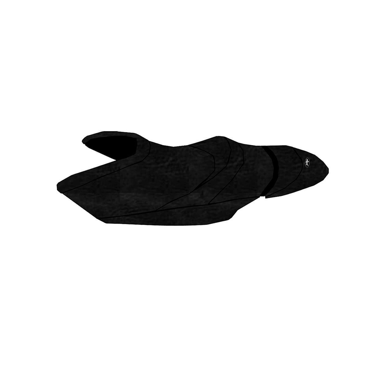 BlackTip Jetsports Seat Cover for Yamaha WaveRunner FZR 2012-2016 (Gray/Deep Blue)