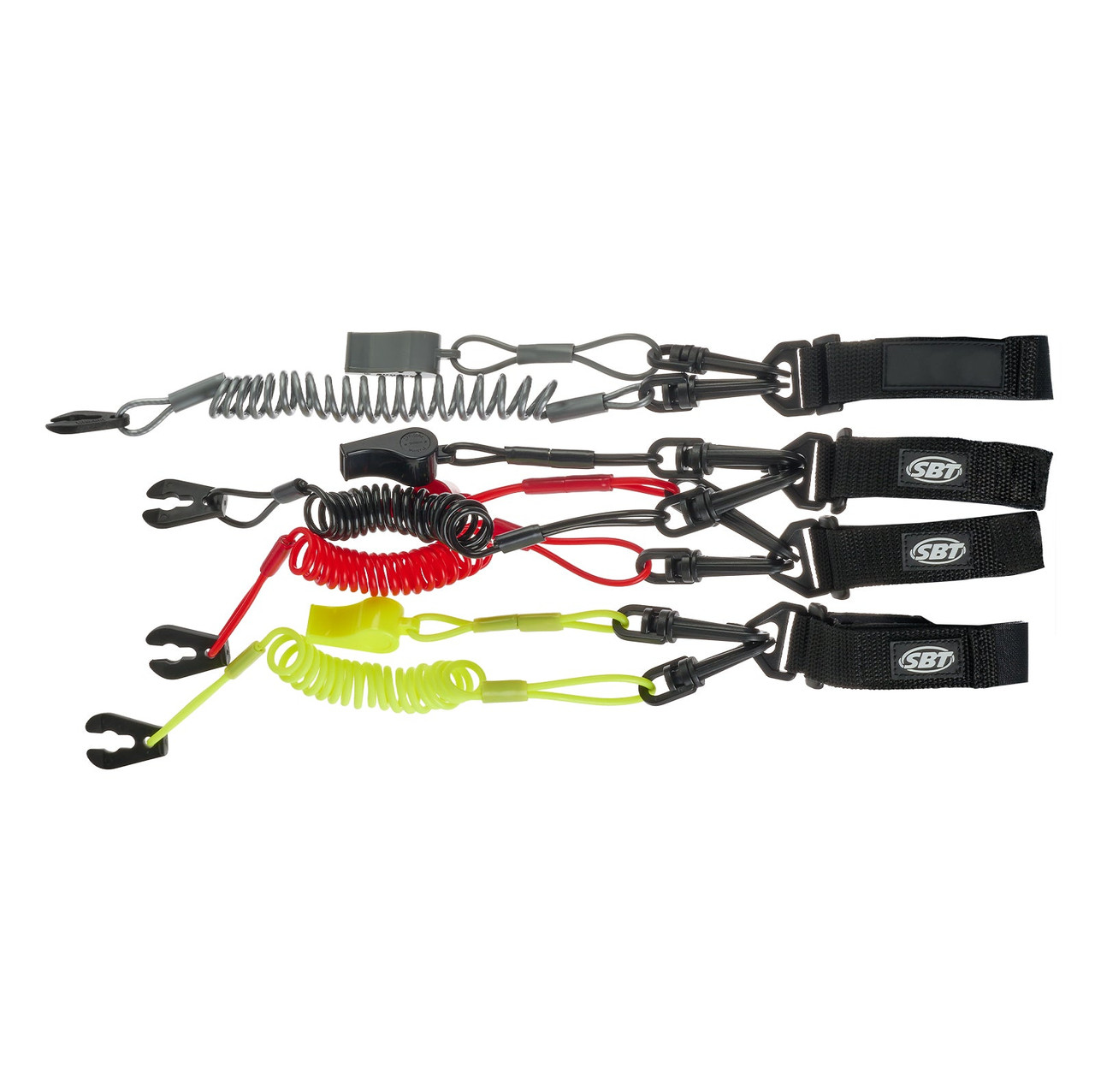 Pro Floating Lanyard with Whistle for Yamaha EW2-68348-00 (Neon Yellow)