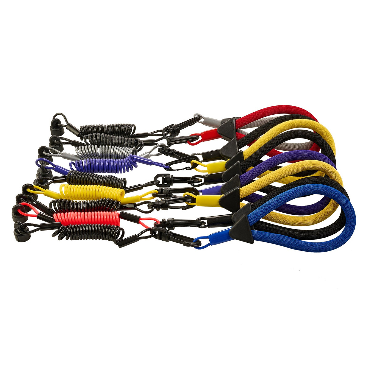 Wrist/Vest (non DESS) Lanyard for Sea-Doo (Black/Silver)