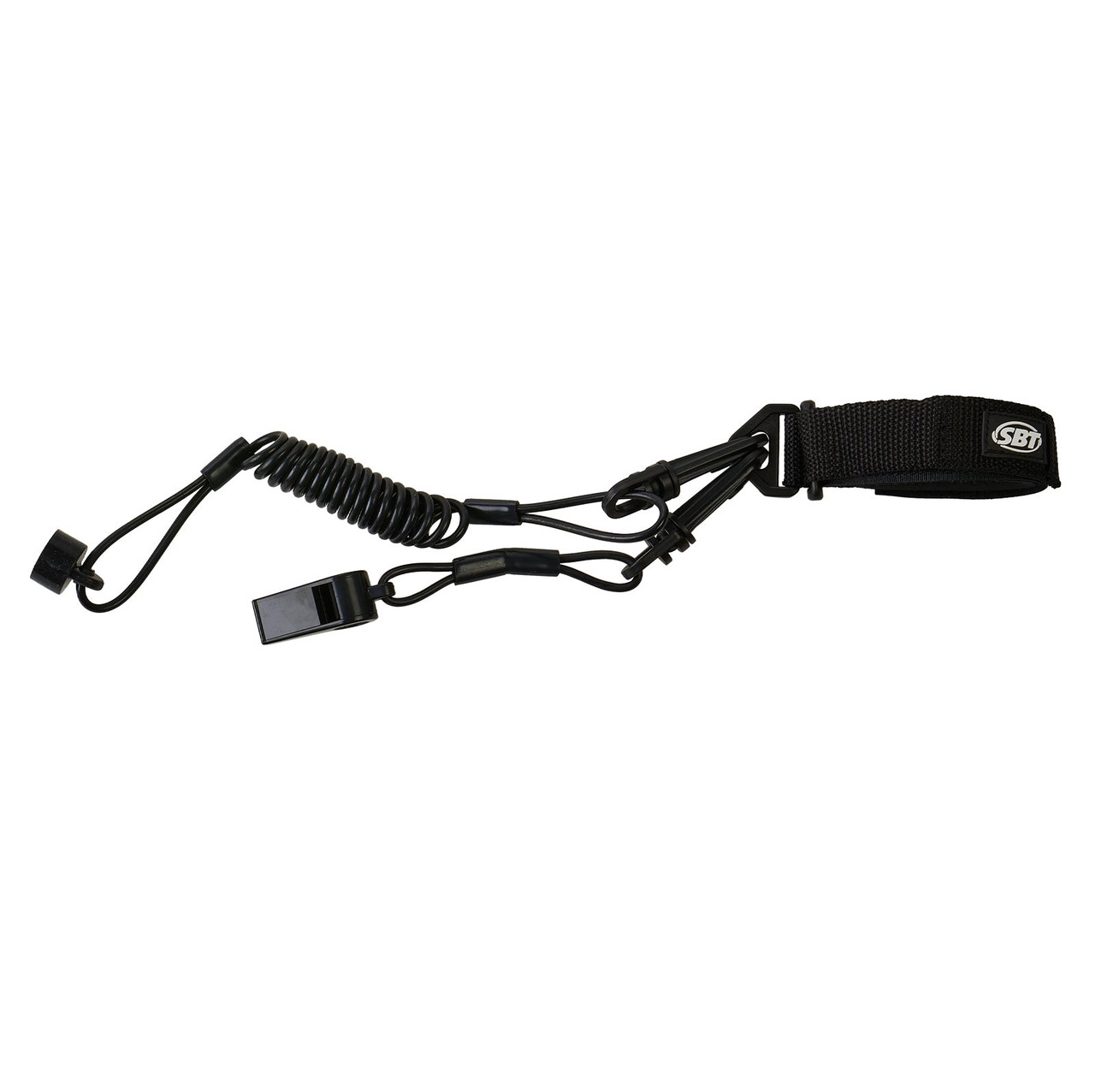 Pro Floating Lanyard with Whistle (non DESS) for Sea-Doo (Black)
