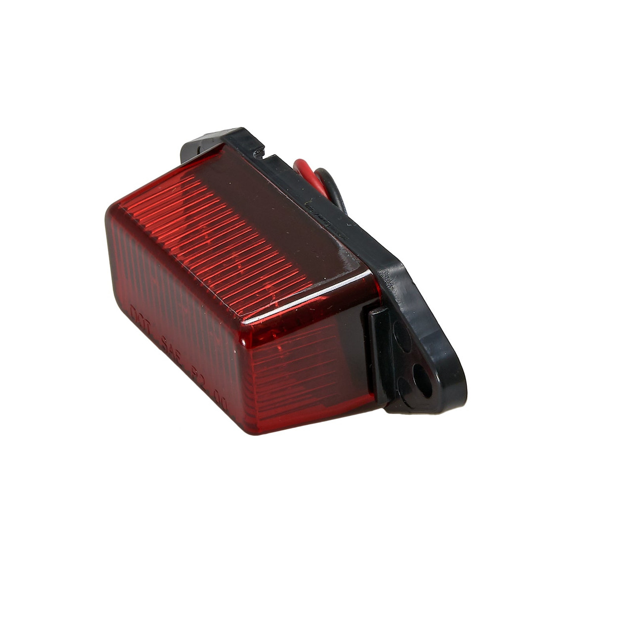 Rectangular clearance marker red Led trailer light