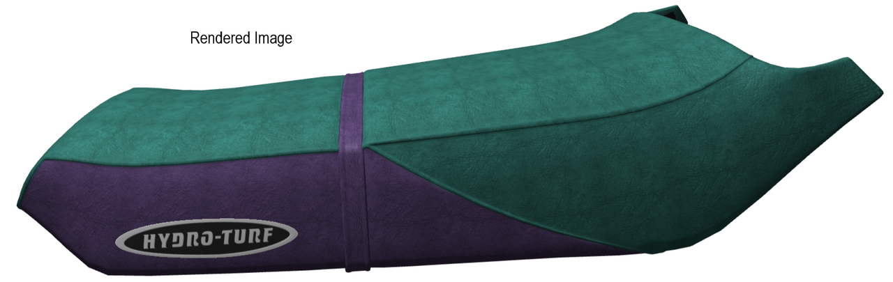 Hydro-Turf seat cover for Wave Raider 700 (94)/ 700 Deluxe (95-97)/ 760 (96)/ 1100 (95-96) (Red/Purple)