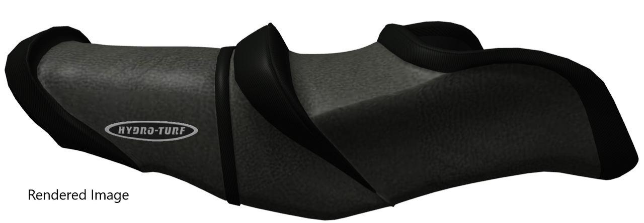 Hydro-Turf seat cover for RXT-X 300, RXT-X aS 260, RXT 260, Wake Pro 215 (16-17), Wake Pro 230 (2017) (Black/Silver)