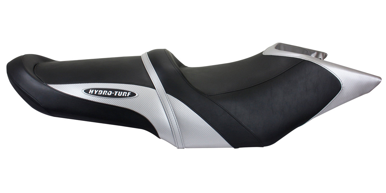 Hydro-Turf seat cover for GTR 215 (12-16)/GTI SE 130, GTI SE 155, GTI LTD 155 (11-19) / GTR 230 (17-19) (White/Orange)