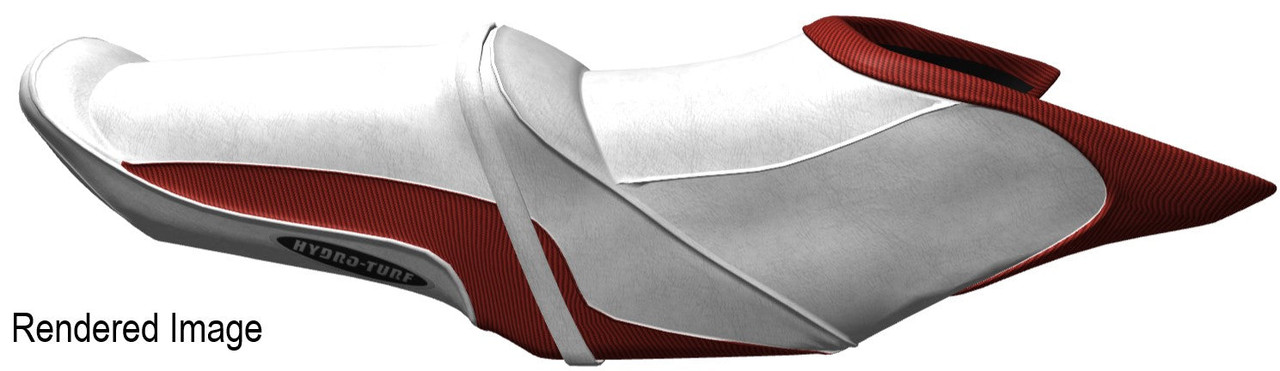Hydro-Turf seat cover for GTS 130 / GTI 130 (11-17) / Wake 155 (12-19) (Black/White)